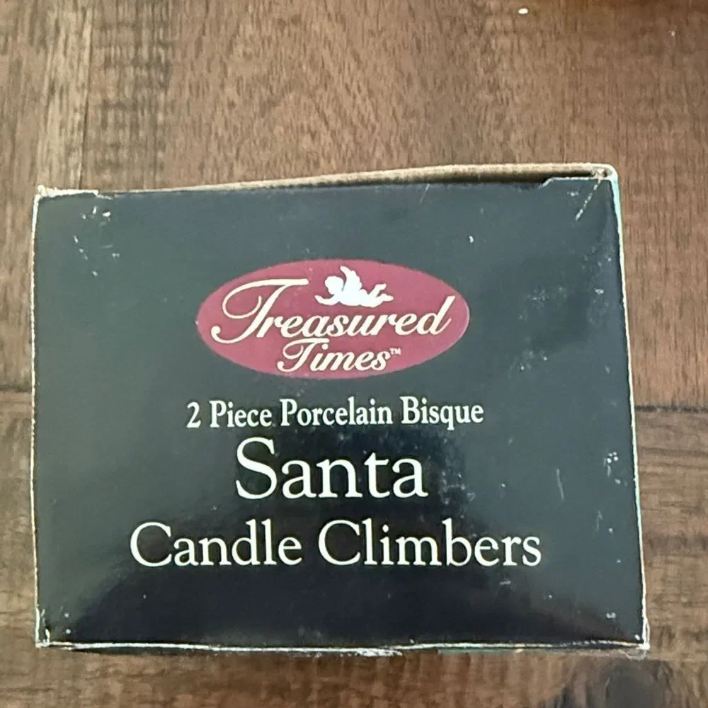 Santa Candle Climbers set of 3
